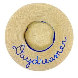 Large Brim Beach Sun Hat "Daydreamer"